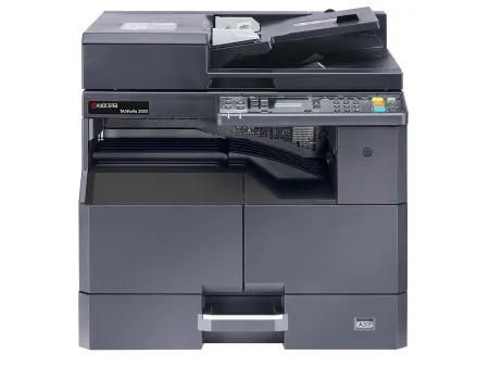 МФУ лазерное черно-белое Kyocera TASKalfa 2020 (A3, 20/10 ppm А4/A3, 600 dpi, 256 Mb, USB 2.0, б/крышки, тонер) (арт. 1102ZR3NL0)