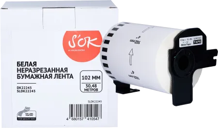Лента Sakura Printing DK22243 (102мм/30,48м) (арт. SLDK22243)