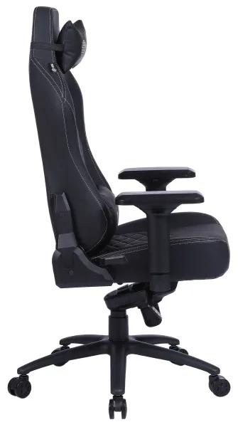 Игровое кресло Cactus черный с подголовником (арт. CS-CHR-0112BL)