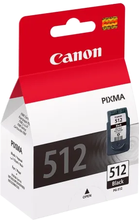 Оригинальный картридж Canon PG-512 (чёрный, увеличенной ёмкости 15 мл.) (арт. 2969B007)