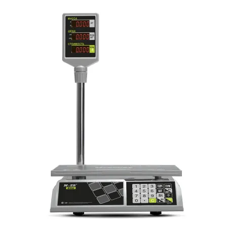 Торговые настольные весы Mertech M-ER 326 ACP-32.5 ″Slim″ LED Белые (арт. 3047)