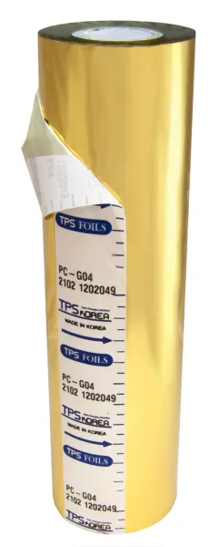 Фольга для ламинирования TPS (213мм x 122м, золото G04) (арт. 7662)