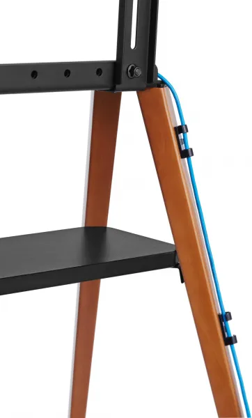 Подставка для телевизора Cactus (черный/орех, 43"-65") (арт. CS-ST3645BKWN)