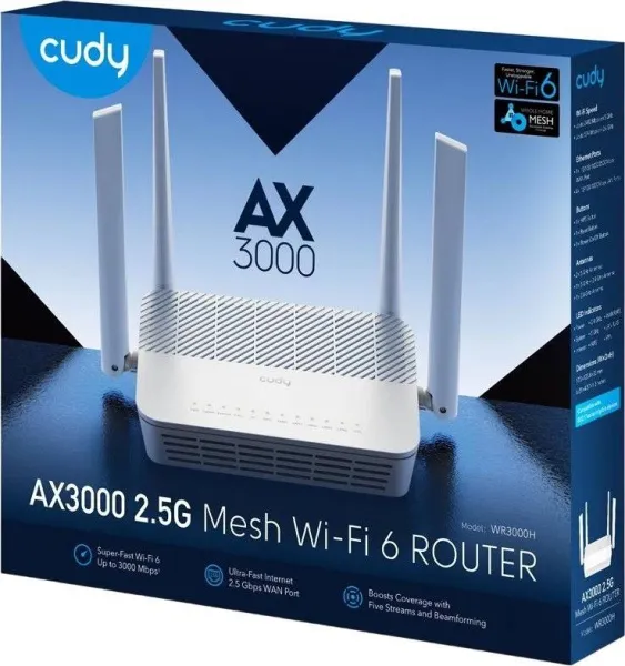 Маршрутизатор Cudy WR3000H (арт. WR3000H)