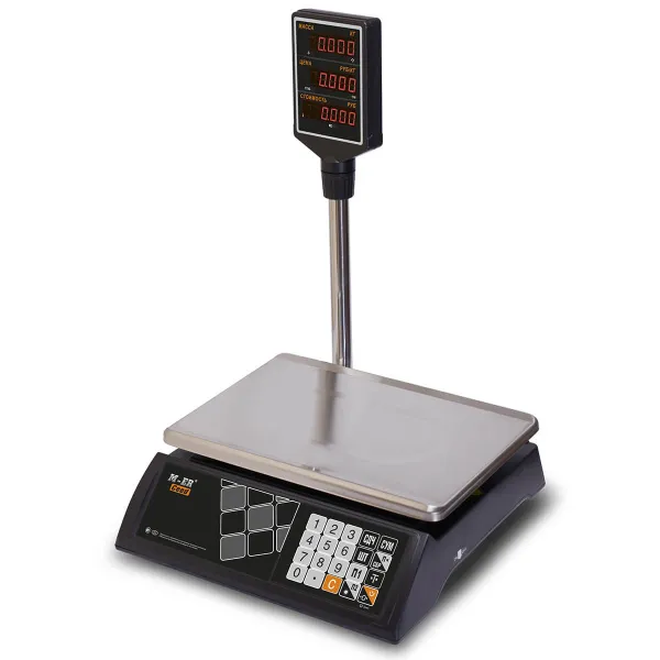 Торговые настольные весы Mertech M-ER 327 ACP-15.2 ″Ceed″ LED Черные (арт. 3028)