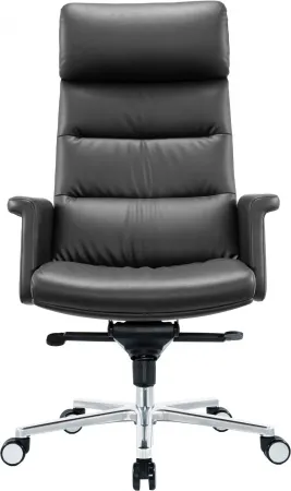 Кресло руководителя Cactus кожа крестов. алюминий (арт. CS-LBK-AMSTERDAM)