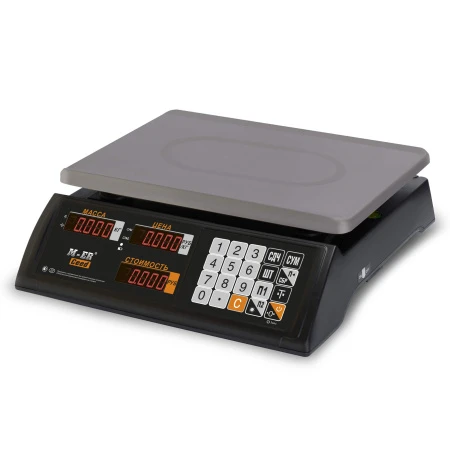 Торговые настольные весы Mertech M-ER 327 AC-32.5 ″Ceed″ LED Черные (арт. 3022)
