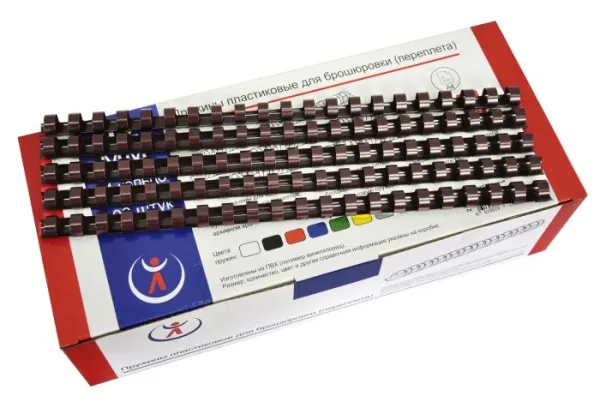 Пластиковые пружины Реалист 6мм, коричневые (100 шт.) (арт. 2048)