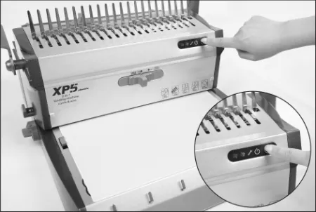 Переплетчик Bulros XP5 на пластиковую и металлическую пружину 3:1 (арт. BB-D-UnB-XP5_-___-___-Ma)