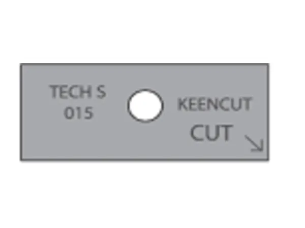 Лезвия KeenCut Tech S .015 Blades (100) (арт. CA50-030)