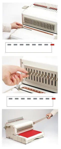 Переплетчик Bulros S160 на пластиковую пружину (арт. BB-D-PLB-S160-yes-yes-Ma)