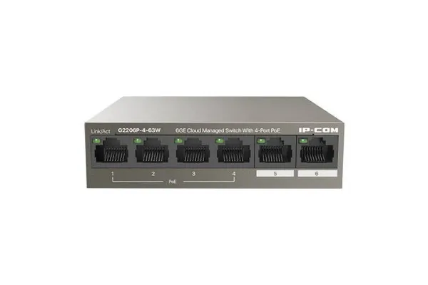 Коммутатор IP-COM G2206P-4-63W (арт. G2206P-4-63W)