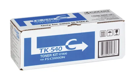 Оригинальный тонер-картридж Kyocera TK-540C (голубой, 4000 стр.) (арт. 1T02HLCEU0)