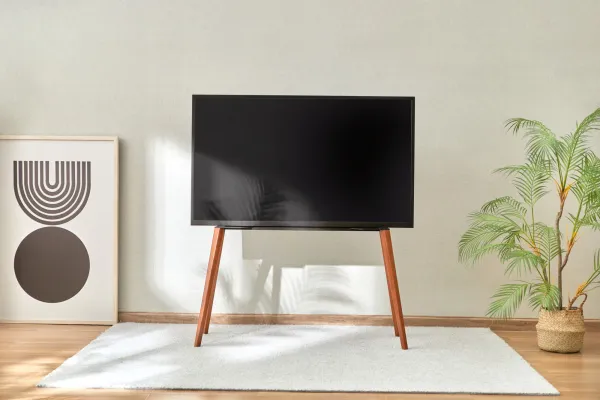 Подставка для телевизора Cactus (черный/орех, 49"-75") (арт. CS-ST3646BKWN)