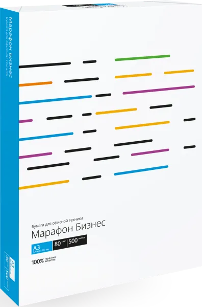 Бумага Technoevolab Марафон Бизнес 80 г/м², A3 (500 листов) (арт. 450L91821)