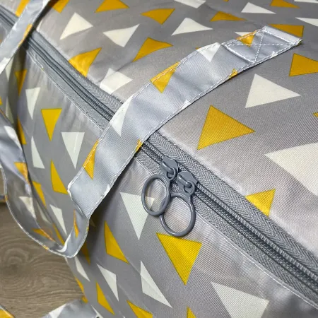 КОФР с ручками ГЕЛЕОС Бэг-04 (L), желтый треугольник (арт. БЭГ-04Л)