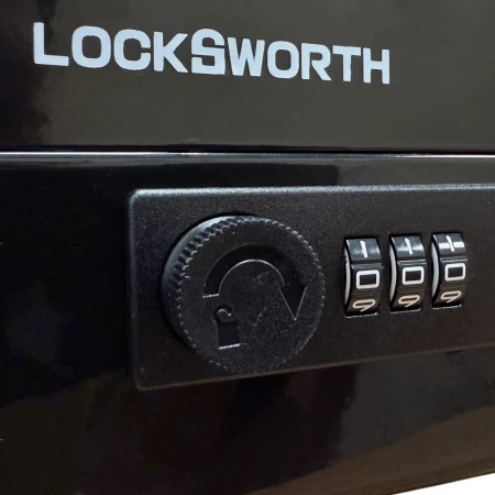 Ящик-сейф с механическим кодовым замком LocksWorth VS4530-BK Черный (90*200*160) (арт. VS4530-BK)