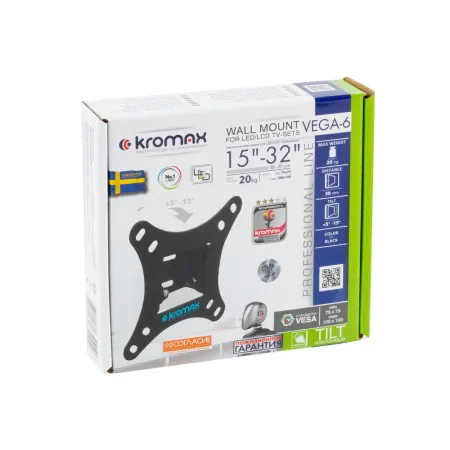 Кронштейн Kromax VEGA-6 new (чёрный) (арт. 24044)