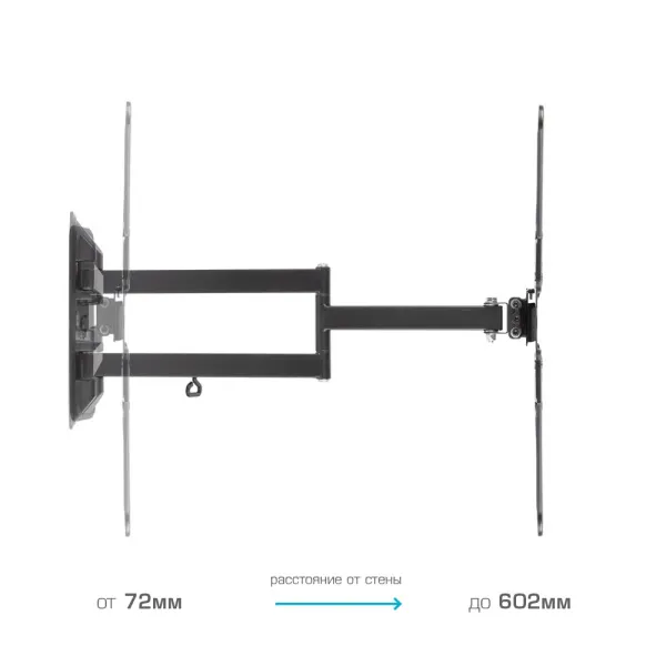 Кронштейн VLK TRENTO-18 чёрный для TV 20-55″ (арт. 51035)