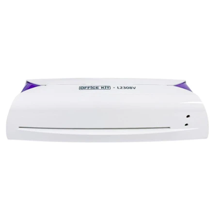 Ламинатор Office Kit L2308V, А4, 2 вала, 75-125 мкм, пластик, белый/сиреневый (арт. L2308V)