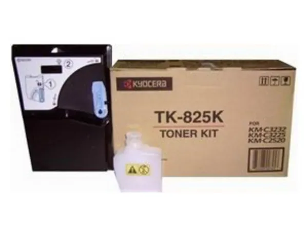 Оригинальный тонер-картридж Kyocera TK-825K (чёрный, 15000 стр.) (арт. 1T02FZ0EU0)
