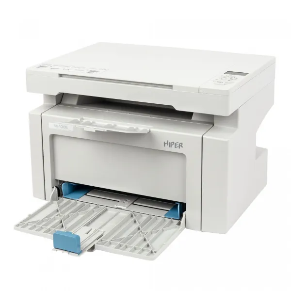 МФУ лазерное черно-белое HIPER M-1005NW Gray (3-1), A4, LCD, USB, Bluetooth, RJ-45, Wi-Fi (арт. M-1005NW (GR))