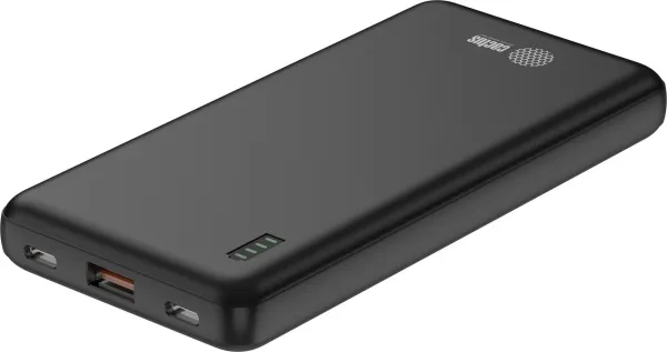 Мобильный аккумулятор Cactus (10000mAh, 4.5A, USB-A/2xUSB-C, черный) (арт. CS-PBFSAA-10000)