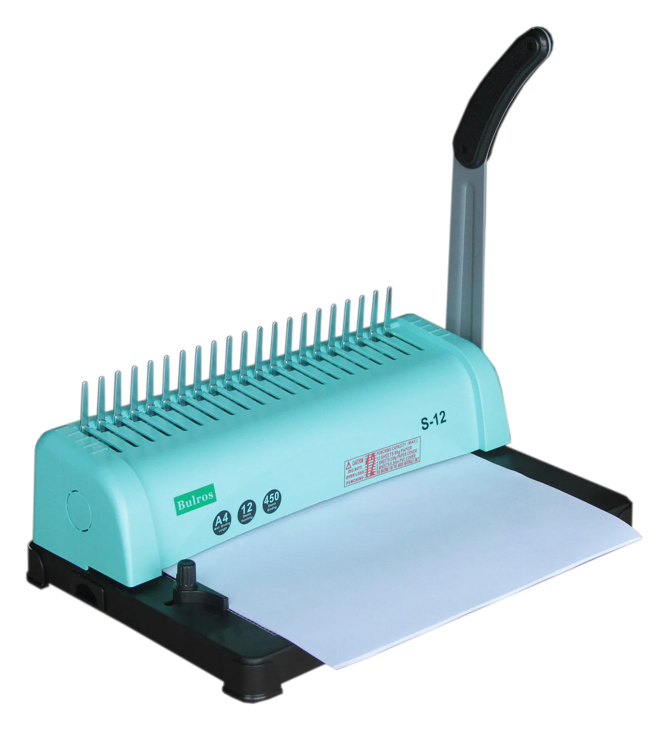 Переплетчик Bulros Bulros S-12, пластиковой пружиной (арт. BB-D-PLB-S-12-not-not-Ma)