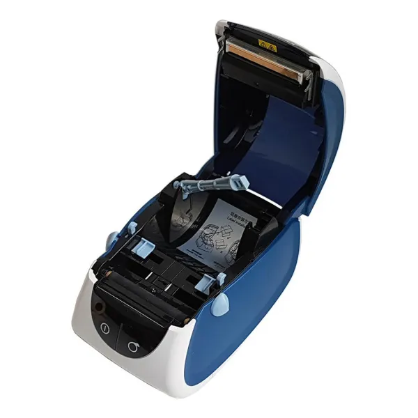 Термопринтер липких этикеток Mertech LP58 EVA RS232-USB White & blue (арт. 4584)