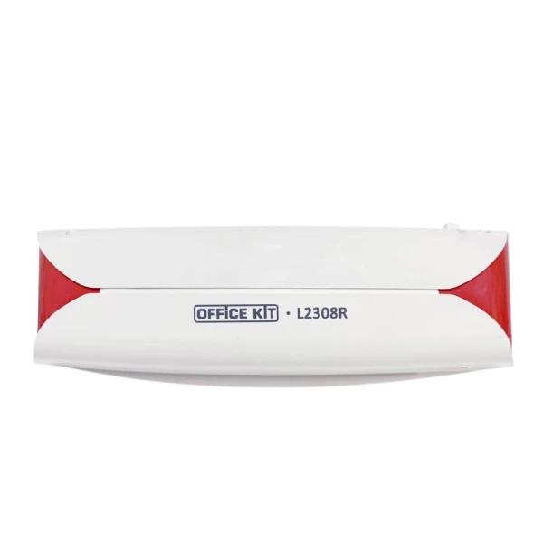 Ламинатор Office Kit L2308R, А4, 2 вала, 75-125 мкм, пластик, белый/красный (арт. L2308R)