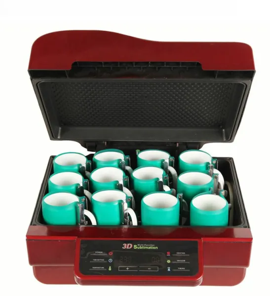 Термопресс вакуумный Bulros T-3D, красный (арт. TP-D-vac-T-3D-red-___-__)