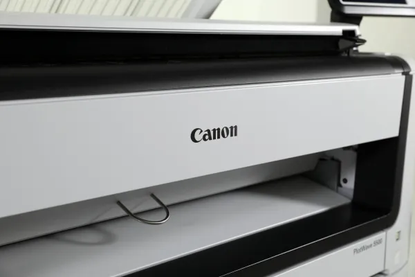 Широкоформатное лазерное МФУ Canon PlotWave 5500 (2 рулона, комплект со сканером) + Фальцовщик Folder Professional 6011 (арт. OT_CANON_PW5500_2R+SEIV+FE6011)