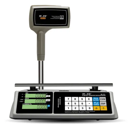 Торговые настольные весы Mertech M-ER 328 ACPX-6.1 ″TOUCH-M″ LCD RS232 и USB (арт. 3669)