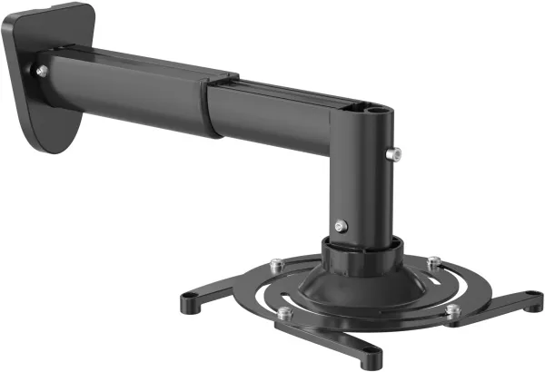 Кронштейн для проектора Cactus черный макс.10кг настенный и потолочный поворот и наклон (арт. CS-VM-PR05B-BK)