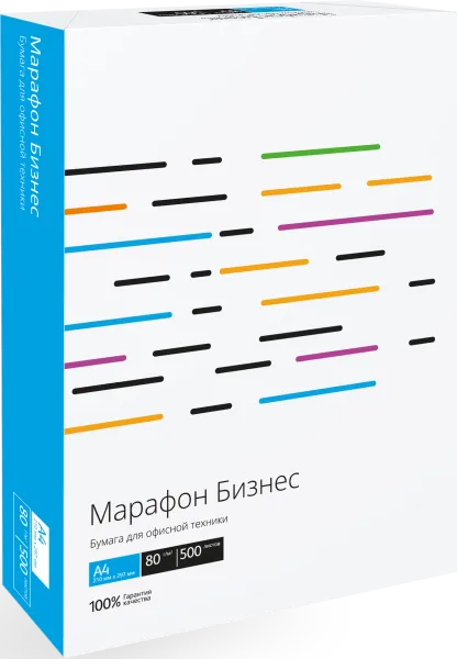 Бумага Technoevolab Марафон Бизнес 80 г/м², A4 (500 листов) (арт. 450L91820)