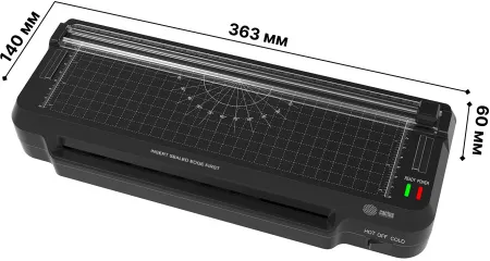 Ламинатор Cactus A4 (70-125мкм), 25см/мин, 2 вал. (арт. CS-LAB-F1)