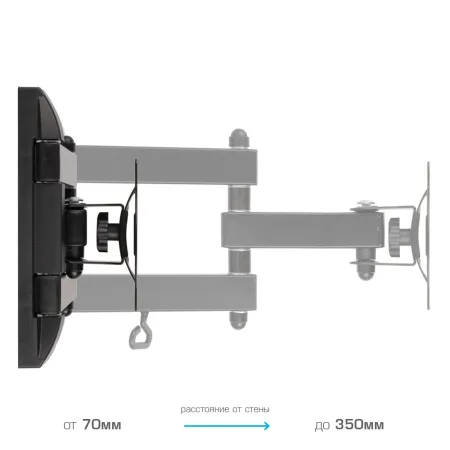 Кронштейн VLK TRENTO-3 чёрный для TV 10-32″ (арт. 51003)