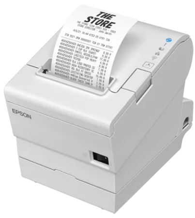 Чековый принтер Epson Epson TM-T88VII (131): USB, Ethernet, PoweredUSB, White (арт. C31CJ57131)