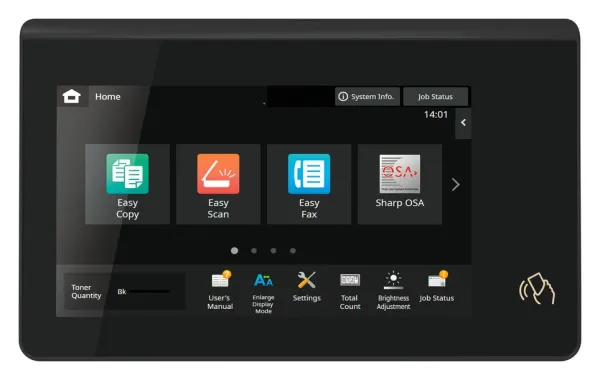 МФУ лазерное черно-белое Sharp BP-B547WDEU (Принтер / Копир / Сканер / Факс, A6-A4) (арт. BPB547WDEU)