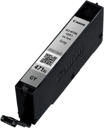 Оригинальный картридж Canon CLI-471XL GY (серый, увеличенной ёмкости 11 мл.) (арт. 0350C001)