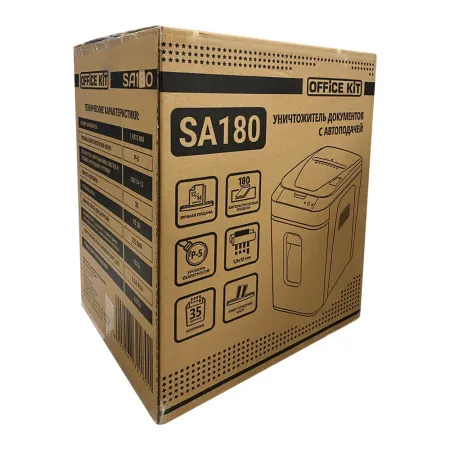 Уничтожитель документов Office Kit SA180 (1.9×12) (арт. OK1912AS180)