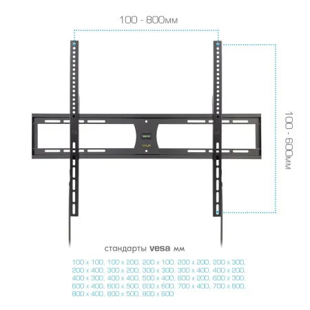 Кронштейн VLK TRENTO-41 чёрный для TV 40-90″ (арт. 51055)