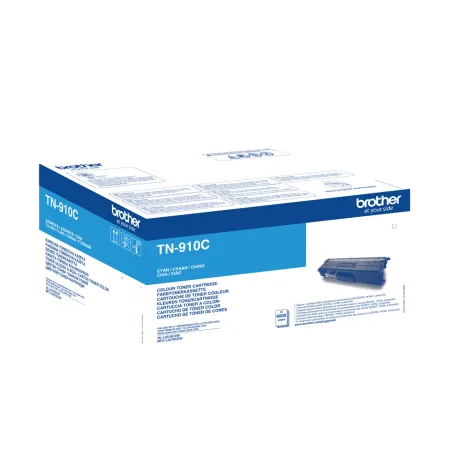 Оригинальный тонер-картридж Brother TN-910C Cyan (голубой) (арт. TN910C)