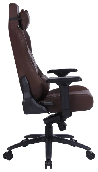 Игровое кресло Cactus коричневый с подголовником (арт. CS-CHR-0112BR)