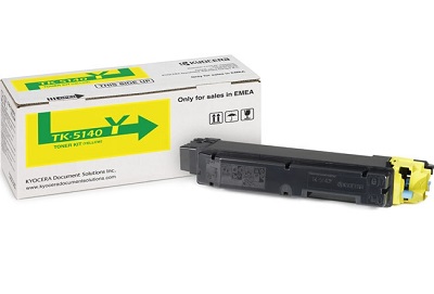 Оригинальный тонер-картридж Kyocera TK-5140Y (жёлтый, 5000 стр.) (арт. 1T02NRANL0)