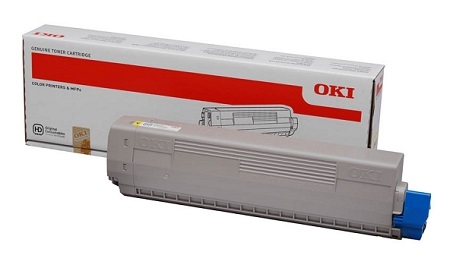 Тонер-картридж OKI желтый для C831/841 (10000 стр.) (арт. 44844505)