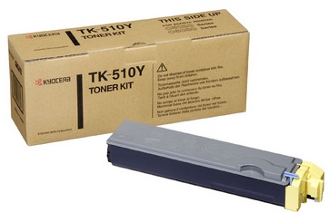 Оригинальный тонер-картридж Kyocera TK-510Y (жёлтый, 8000 стр.) (арт. 1T02F3AEU0)