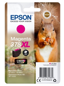 Картридж Epson Singlepack Magenta 378XL Claria Photo HD Ink (арт. C13T37934020)
