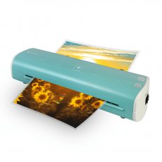 Ламинатор ГЕЛЕОС ЛМ A4 Модерн (светло-синий+белый) (арт. ЛМ-А4МСБ)