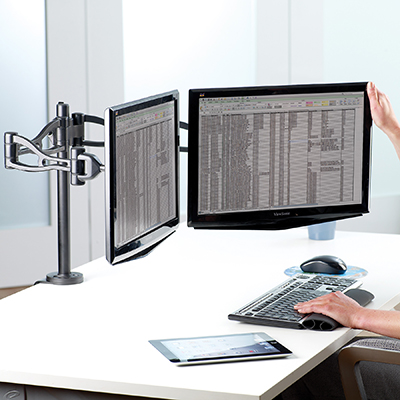 Кронштейн Fellowes Professional series для 2 мониторов, до 26" (арт. FS-80417)